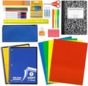 Trail maker School Supplies Kit 45 Piece Grades K-12 | Back to School Essentials, Includes Folders Notebooks Pencils Pens and Much More