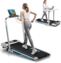 5 in 1 Foldable Treadmill, 7.5 MPH Treadmills for Home with App Compatible, Treadmill with 10% Incline, 3.0HP Brushless Drive, Remote Control and L...