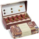 Tea Forte Premium Petite Presentation Box Gift Set Sampler, 10 Count, 2 of Each Blend Individually Wrapped Handcrafted Pyramid Infuser Bags, Gifts for Mom, Frank Lloyd Wright Tea
