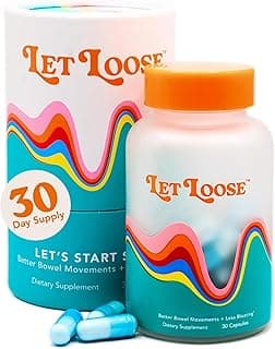 Daily Constipation Relief Pills - Supports Bloating Relief for Women, Smooth Bowel Movements, Gentle Gut Cleanse Detox for Women and Men, Formulate...