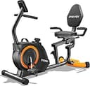 Recumbent Exercise Bike for Home Use, Quiet Recumbent Stationary Bikes for Adults & Seniors, 16-Level Resistance, Adjustable Seat, Supports 400LB, ...