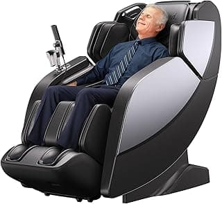 BOB AND BRAD iMaster Pro 4D Full Body Massage Chair, Co-Developed with Physical Therapists, 166° Zero Gravity SL-Track Recliner, Voice Control, Hea...