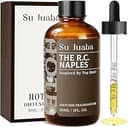 SU JUABA The R.C. Naples Hotel Scent Diffuser Oil - Geranium, Ocean, Freesia, Luxury Fragrance Oil Dupe for Diffusers, Candle & Room Spray Making -...