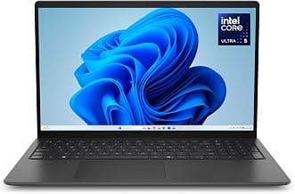 Dell 15.6 Laptop, FHD, Intel Core Ultra 5 225U, 16GB RAM, Windows 11 Home | Anti-Glare 300 Nits WVA, Intel Graphics, DDR5, 512GB SSD, Backlit Keybo...