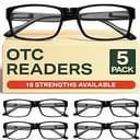 Gaoye Professional Reading Glasses for All Day - Computer Readers with Blue Light Protection - Value Pack