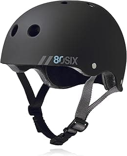 80SIX Triple Certified Multisport Helmet - Ideal for Bike, Scooter, Skateboard, Roller Skate and Inline Skate