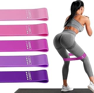 Resistance Loop Exercise Bands, Resistance Bands Exercise Bands for Home Fitness, Stretching, Strength Training, Physical Therapy,Elastic Workout B...