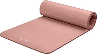 Retrospec Solana Yoga Mat Thick 1/2in Non-Slip Workout Mat with Nylon Strap - 72x24in Exercise Mat for Pilates, Stretching & Fitness - BPA Free, Ea...