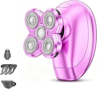 Electric Razor for Women's Legs with LED DisplayElectric Razors for Women’s Legs, IPX6 Waterproof Wet/Dry Hair Remover, Women’s Shavers with Magnet...