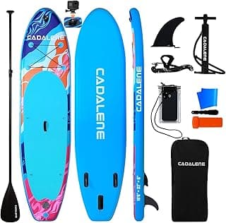 Inflatable Stand Up Paddle Board with SUP Accessories, Anti-Slip EVA Deck, Family-Friendly SUP Boards for Adults & Youth of All Skill Levels, Versa...