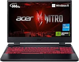 acer Nitro V Gaming Laptop | Intel Core i5-12500H Processor | NVIDIA GeForce RTX 3050 Laptop GPU | 17" FHD IPS 144Hz Display | 16GB DDR5 | 512GB Ge...