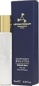 Aromatherapy Associates Support Breathe Roller Ball. Premium Blend of Pine, Tea Tree and Eucalyptus Essential Oils to Ease Tension and Refresh the ...