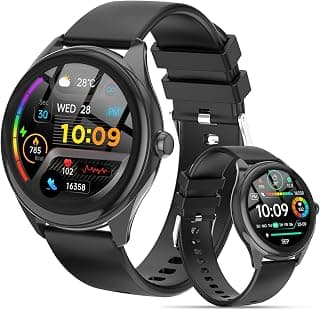 Smart Watch for Men, 1.39" HD Touchscreen Smartwatch with 120 Sports Modes, AI Voice Assistant, Heart Rate/Sleep Monitor, Bluetooth Call & Music Co...