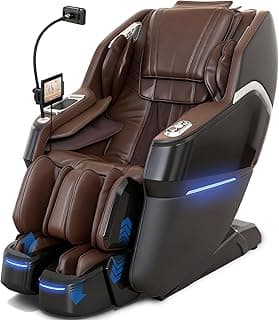 Space Walk & Ankle Stretch 4D Massage Chair Full Body, Unique 2026 Zero Gravity SL-Track Shiatsu Massage Chair Recliner, Electric Calfrest Extensio...