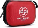 Mini First Aid Kit - 150 Piece Small Waterproof Hard Shell Medical Kit for Home, Car, Travel, Camping, Truck, Hiking, Sports, Office, Vehicle & Out...