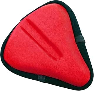 Bikeroo Comfort Bike Seat Cushion - Padded Gel Cover for Exercise, Mountain & Road Bikes, Universal Fit for Peloton & Stationary Bikes
