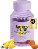 Lemme Purr Vaginal Probiotic Gummies for Women - Balanced pH, Healthy Odor, Yeast Balance & Flora Support + Vitamin C for Immune Health - Tasty Pin...