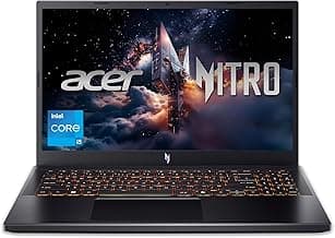 acer Nitro V Gaming Laptop | Intel Core i5-13420H Processor | NVIDIA GeForce RTX 4050 Laptop GPU | 15.6" FHD IPS 165Hz Display | 8GB DDR5 | 512GB G...