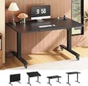 SEDETA 47 x 24 Inches Electric Standing Desk, 180° Tiltable Mobile Rising Computer Desk Height Adjustable with Wheels for Drawing/Writing/Gaming/St...