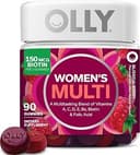 OLLY Women's Multivitamin, Supports Overall Wellness,* Biotin - 90 Count
