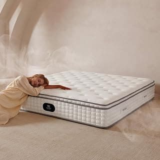 Twin Mattress,10 inch Cooling Gel Memory Foam Mattress,Cool Sleep,Pressure Relief with Medium Firm Support,Improves Sleep,CertiPUR-US Certified for...