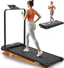 ANCHEER Walking Pad Treadmill with 12% Incline - Under Desk Treadmills with Handle Bar, 300-450lb Capacity 3.5HP Foldable Walking Pads for Home Sma...