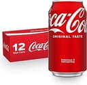 Coca-Cola Soda Soft Drink Fridge Pack Cans, 12 fl oz, 12 Pack | Carbonated drink with classic cola flavor