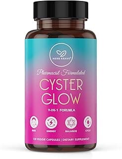 Cyster Glow 9-in-1 Women’s Inositol Complex – Myo & D-Chiro Inositol 40:1 – Pharmacist-Formulated Daily Wellness Support.