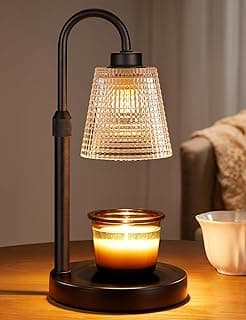 Innqoo Candle Warmer Lamp with Timer, Dimmable Candle Warmer for Jar Candles, Height Adjustable Wax Melts Warmer, Birthday Gifts for Women Mom, Hou...