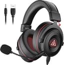 EKSA E900 Pro USB Gaming Headset for PC - Computer Headset with Detachable Noise Cancelling Mic, 7.1 Surround Sound, 50MM Driver - Headphones with ...