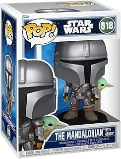 Pop! Star Wars: Mandalorian & Grogu - The Mandalorian with Grogu - Collectable Vinyl Figure - Gift Idea - Official Merchandise - Toys for Kids & Ad...