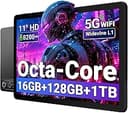 11 Inch Tablet, Octa-Core, 16GB RAM 128GB ROM 1TB Expand, 8200mAh Battery, WiFi 6 Bluetooth 5.3, HD IPS Screen, Dual Camera, Face Unlock, Android 1...