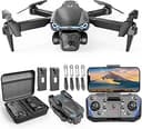Foldable Drone with 1080P Camera for Beginners & Kids, FPV RC Quadcopter Toys Gifts for Boys Girls, One Key Start, 3D Flips, Gesture Selfie, 3 Speed Modes, 2 Batteries