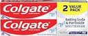 Colgate Baking Soda & Peroxide Toothpaste - Whitens Teeth, Fights Cavities & Removes Stains, Brisk Mint, 6 Ounce (Pack of 2)