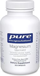 Pure Encapsulations Magnesium (Glycinate) - Supplement to Support Stress Relief, Sleep, Heart Health, Nerves, Muscles, and Metabolism* - with Magnesium Glycinate - 90 Capsules