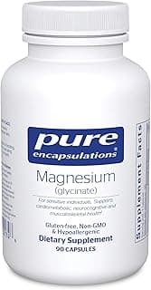 Pure Encapsulations Magnesium (Glycinate) - Supplement to Support Stress Relief, Sleep, Heart Health, Nerves, Muscles, and Metabolism* - with Magne...