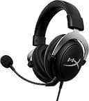 HyperX CloudX, Official Xbox Licensed Gaming Headset, Compatible with Xbox One and Series X|S, Memory Foam Ear Cushions, Detachable Noise-Cancelling Mic, in-line Audio Controls,Black/ Silver