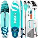 SLOOSH Inflatable Stand Up Paddle Board, 10'6" Paddle Boards with Premium Accessories, Non-Slip EVA Deck, Ultra-Light Carry Bag Pump, Ripple SUP fo...