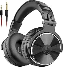 OneOdio Wired Over Ear Headphones Hi-Res Studio Monitor & Mixing DJ Stereo Headsets with 50mm Drivers and 1/4 to 3.5mm Jack for AMP Computer Record...