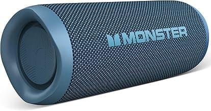 Monster S620 Bluetooth Speaker, Wireless Portable Outdoor Bluetooth Speakers, 60W True Wireless Stereo IPX8 Waterproof, Dual PairingBluetooth 5.4 B...