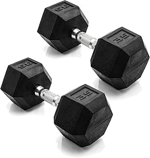 CAP Barbell Coated Dumbbell Weight | Multiple Options Pairs & Sets