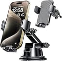 Qifutan Dash Mounted Holders Phone Holders for Your Car Phone Mount for Car Windshield Dashboard Air Vent Universal Desk Mounts Hands Free Automobi...
