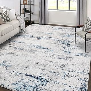 Area Rug Living Room Rugs: 5x7 Large Soft Indoor Carpet Modern Abstract Rug with Non Slip Rubber Backing for Under Dining Table Nursery Home Office...
