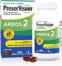PreserVision AREDS 2 Eye Vitamins, #1 Eye Doctor Recommended Brand, Lutein and Zeaxanthin Supplement with Vitamin C, Vitamin E, Zinc, and Copper, 1...