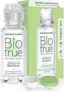 Biotrue Contact Solution, Multi-Purpose Solution with Lens Case, Cleans, Conditions, Hydrates, Disinfects, Removes Protein, Dirt & Debris, Contact ...