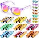 GKTZ Kids Sunglasses Party Favors - Boys Girls Valentines Day Gifts, Neon Sunglasses with UV 400 Protection for Kids Classroom Favors Birthday Goodie Bags Stuffers - 32 Packs