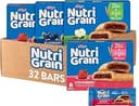 Nutri-Grain Soft Baked Breakfast Bars, Kids Snacks, Whole Grain, Variety Pack (4 Boxes, 32 Count)