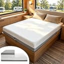 Vekkia 1/3 Bifold 8" Short Queen RV Mattress, 3-Layer Foam | Folding Camper Mattress for Under-Bed Storage, Machine Washable, Medium Firm Mattress ...