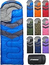 MalloMe Sleeping Bags for Adults Cold Weather & Warm - Backpacking Camping Sleeping Bag for Kids 10-12, Girls, Boys - Lightweight Compact Camping E...