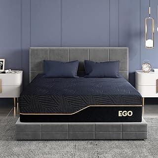 EGOHOME 14 Inch King Size Memory Foam Mattress for Back Pain, Cooling Copper Gel Bed in a Box, Foam Made in USA, CertiPUR-US Certified, Therapeutic...